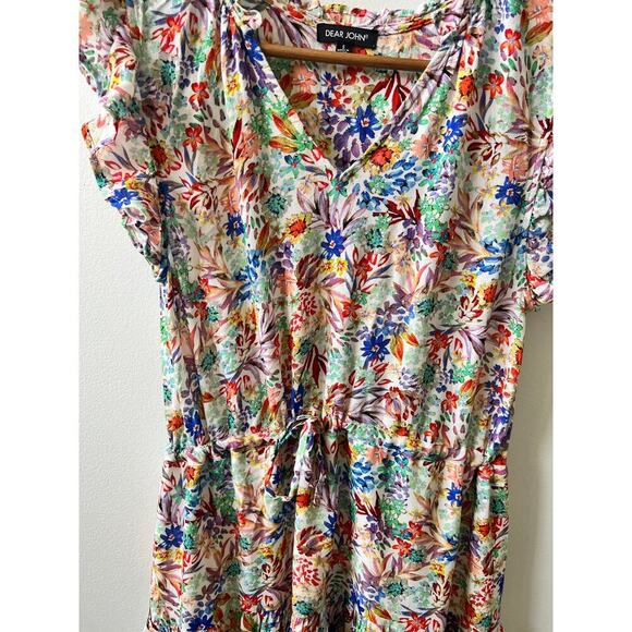 DEAR JOHN Victoria dress in bird of paradise women's size small - Picture 2 of 5